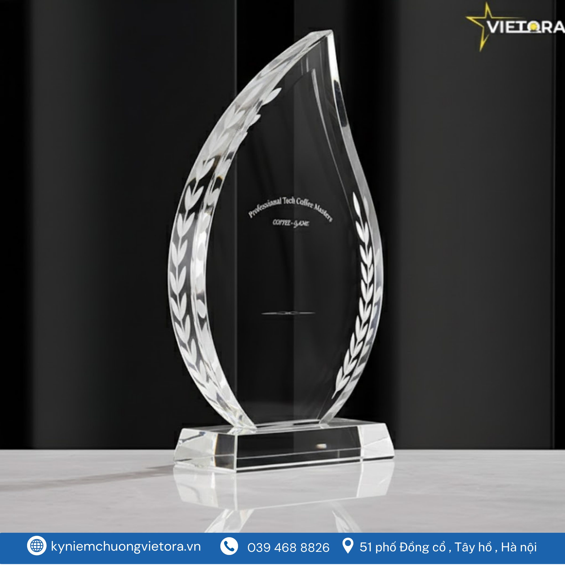 Kỷ niệm chương VO_PL39- Mẫu kỷ niệm chương thiết kế độc đáo